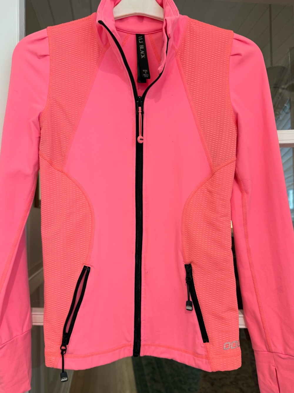 Lorna Jane Hot Pink Zip-Up Utility Jacket